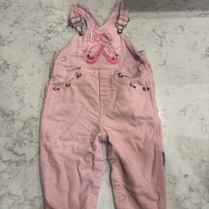 Vitamins Kids Pink Corduroy Ballet Overall – Size 18M